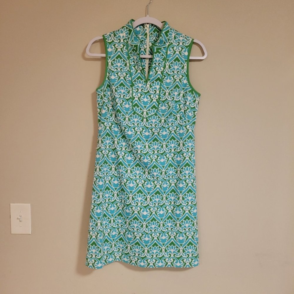 Kensie Turquoise/Green Design Dress